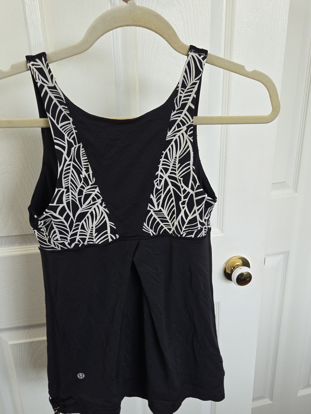 lululemon athletica Black & White Tankini Top